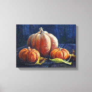 “pumpkins” canvas print