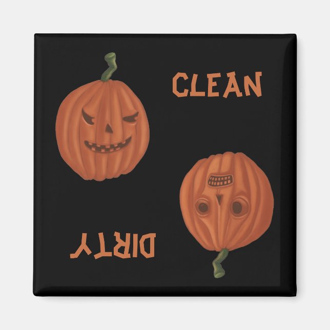 Pumpkins Dishwasher Magnet Customise Background (Front)