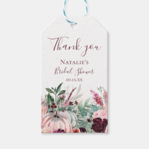 Pumpkins Fall Thank You Gift Tags