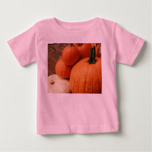 pumpkins for Halloween on deck Baby T-Shirt