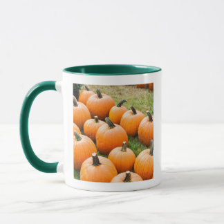 Pumpkins for Sale at a Farmer's Market Mug