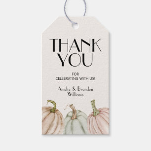 Pumpkins Gender Neutral Baby Shower Favour Gift Tags