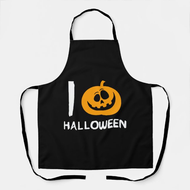 Pumpkins Halloween    Apron (Front)