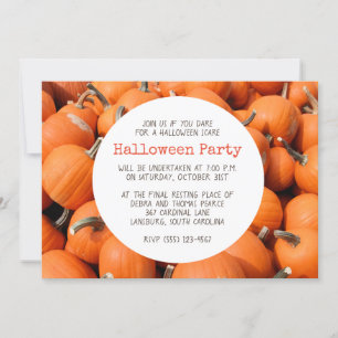 Pumpkins Halloween Invitations