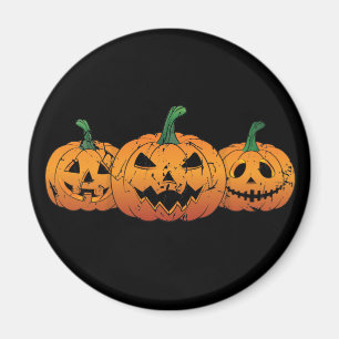 Pumpkins Halloween Jack O Lantern Spooky Magnet