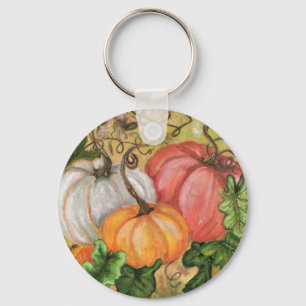 Pumpkins Halloween Keychain