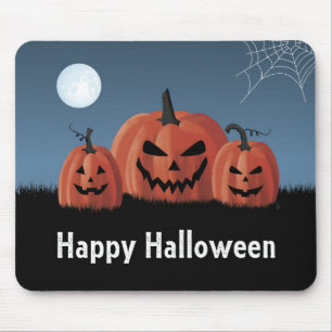 Pumpkins Halloween Mouse Mat
