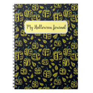Pumpkins Halloween Notebook