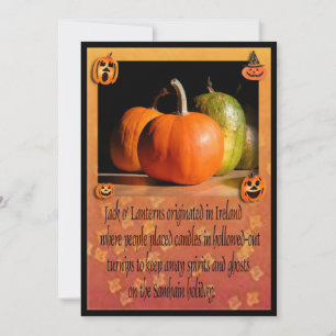 Pumpkins / Halloween Pumpkin Carving Party Invitation