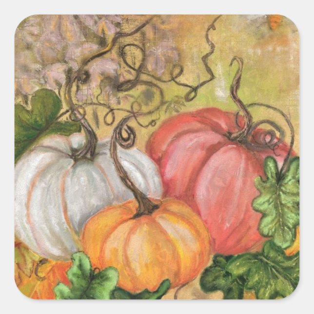 Pumpkins Halloween Sticker (Front)