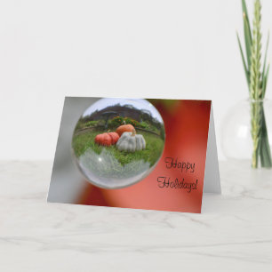 Pumpkins In A Crystal Ball Card