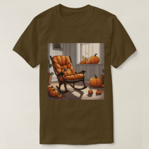Pumpkins In A Window Brown T-Shirt