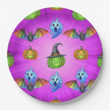 Pumpkins in Witch Hats, by Natasha Us