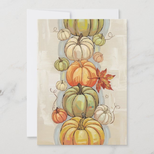 Pumpkins Invitation (Front)