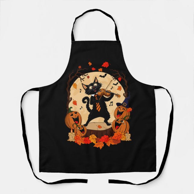 Pumpkins Kitchen Apron (Front)