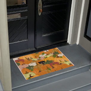 Pumpkins Large Doormat