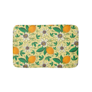 Pumpkins & Leaves: Autumn Harvest Bath Mat