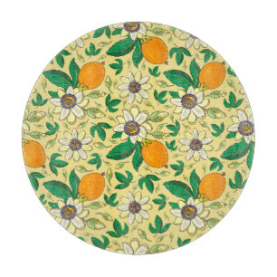 Pumpkins & Leaves: Autumn Harvest Cutting Board