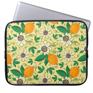 Pumpkins & Leaves: Autumn Harvest Laptop Sleeve
