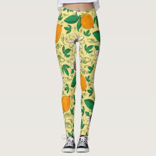 Pumpkins & Leaves: Autumn Harvest Leggings