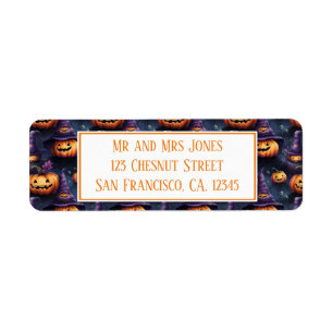 Pumpkins Magic Hats Halloween 