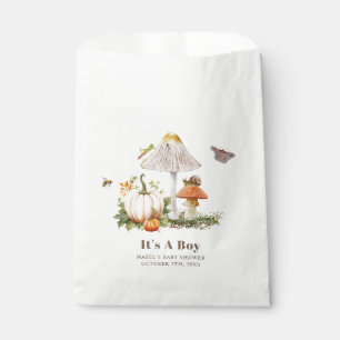 Pumpkins Mushroom Woodland Insects Boy Baby Shower Favour Bags
