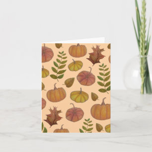 Pumpkins  note card