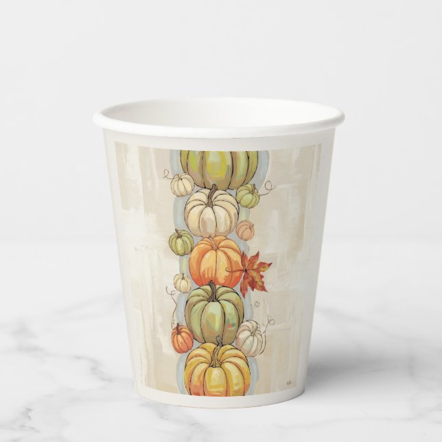 Pumpkins Paper Cups (Front)