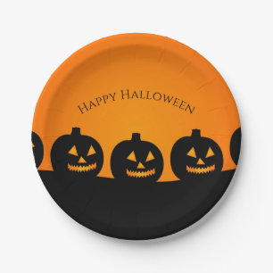 Pumpkins Paper Plates