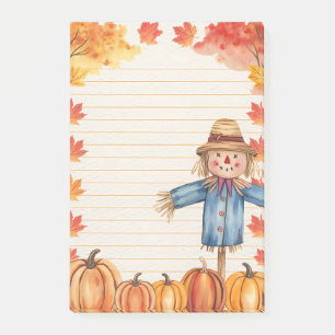 Pumpkins & Patchwork Post-it Notes