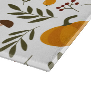 Pumpkins, Pomegranates, and Pears Cutting Board