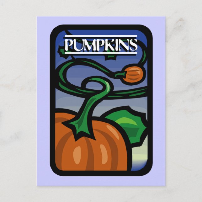 Pumpkins Postcard (Front)