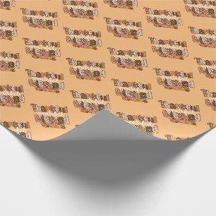 Pumpkins & Praise: A Harvest of Gratitude Wrapping Paper