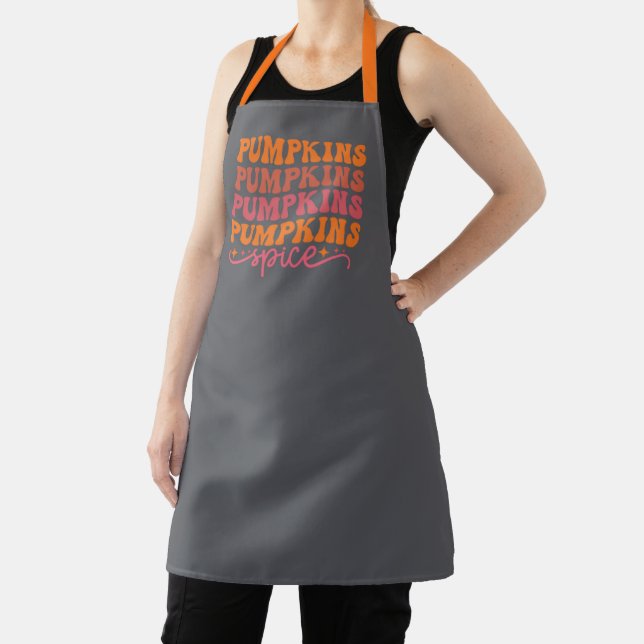 Pumpkins Pumpkins Pumpkins Pumpkins Spice Apron (Insitu)