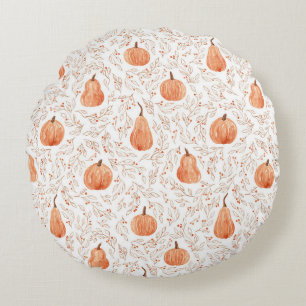Pumpkins Round Cushion