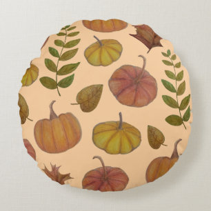 Pumpkins  round cushion