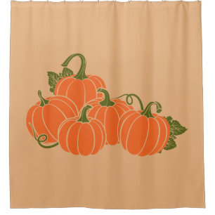 Pumpkins Shower Curtain