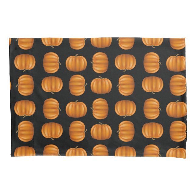 Pumpkins Standard Size Pillow Case Pair (Front-Left)
