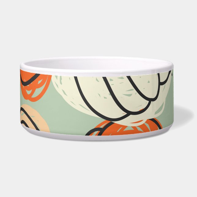 Pumpkins: Thanksgiving seamless pattern. (Front)