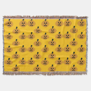 Pumpkins Throw Blanket