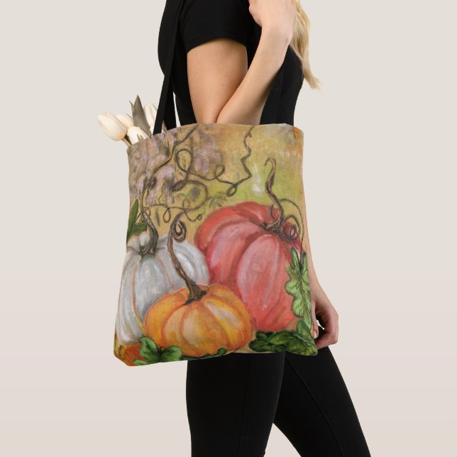 Pumpkins Tote Bag (Close Up)