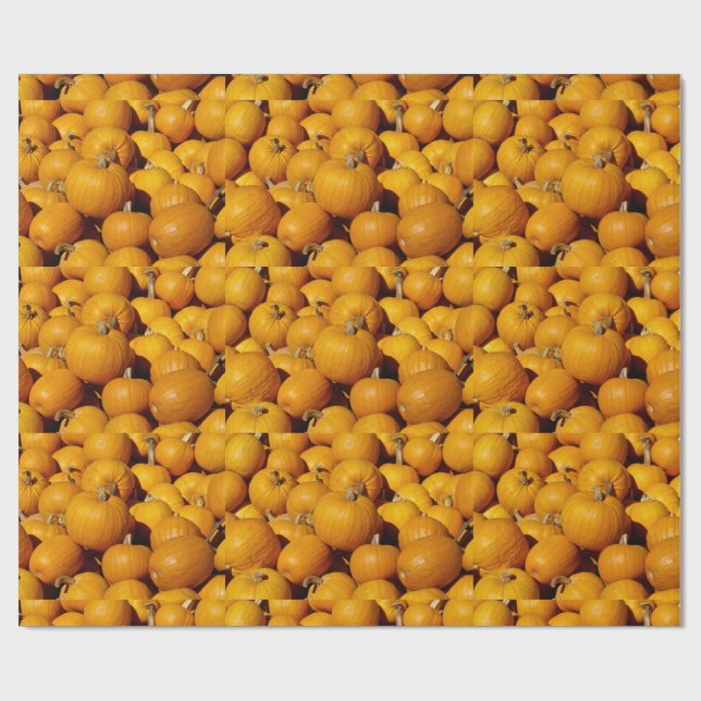 Pumpkins Wrapping Paper (Flat)