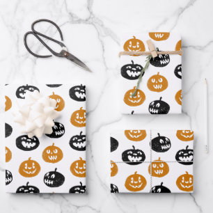 Pumpkins Wrapping Paper Sheet