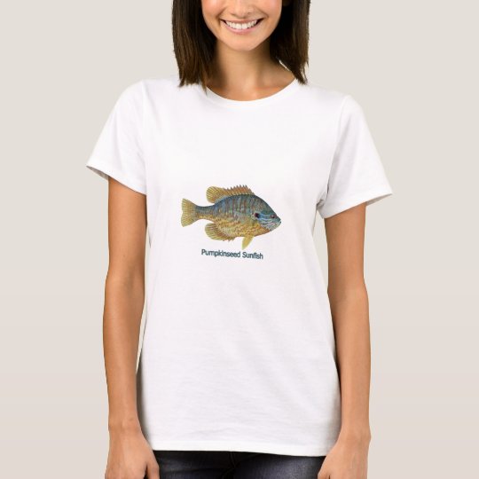 Pumpkinseed Sunfish (titled) T-Shirt