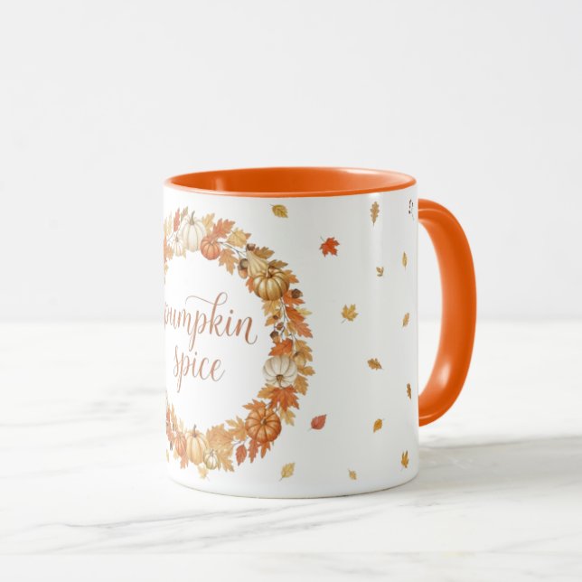 pumpkiv spice mug (Front Right)