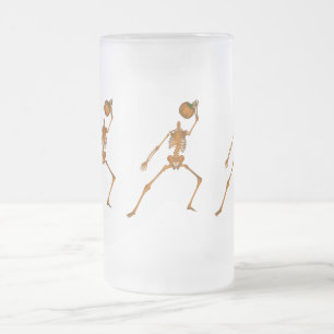 Pumpleton Frosted Glass Beer Mug