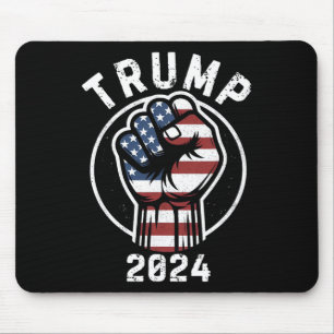 Pumps Fist Vote Republican 2024 Usa Men Women Mouse Mat