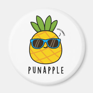 Pun-apple Funny Fruit Pineapple Pun  Magnet
