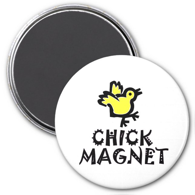 Pun - Chick Magnet with Baby Chick (Front)