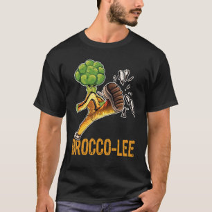 Pun Dad Joke Brocco Lee Vegetable Broccoli T-Shirt